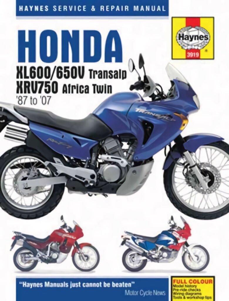 Honda XL600/650 Transalp & XRV750 Africa Twin (87 - 07) kaina ir informacija | Kelionių vadovai, aprašymai | pigu.lt