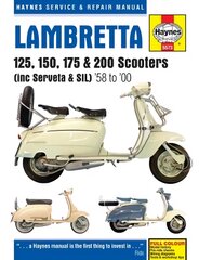 Lambretta Scooters (58 - 00): 125, 150, 175 & 200 Scooters (inc Servita & SIL) kaina ir informacija | Kelionių vadovai, aprašymai | pigu.lt