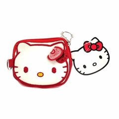 Piniginė Hello Kitty, raudona/balta kaina ir informacija | Aksesuarai vaikams | pigu.lt