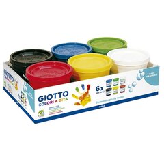 Dažai pirštais piešti Giotto Fila F535000, 200ml x 6 sp. kaina ir informacija | Piešimo, tapybos, lipdymo reikmenys | pigu.lt