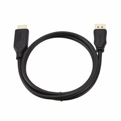 Cablu displayport la hdmi amazon basics dph12m-3ft-1p juoda (naudoti a+) kaina ir informacija | Kabeliai ir laidai | pigu.lt