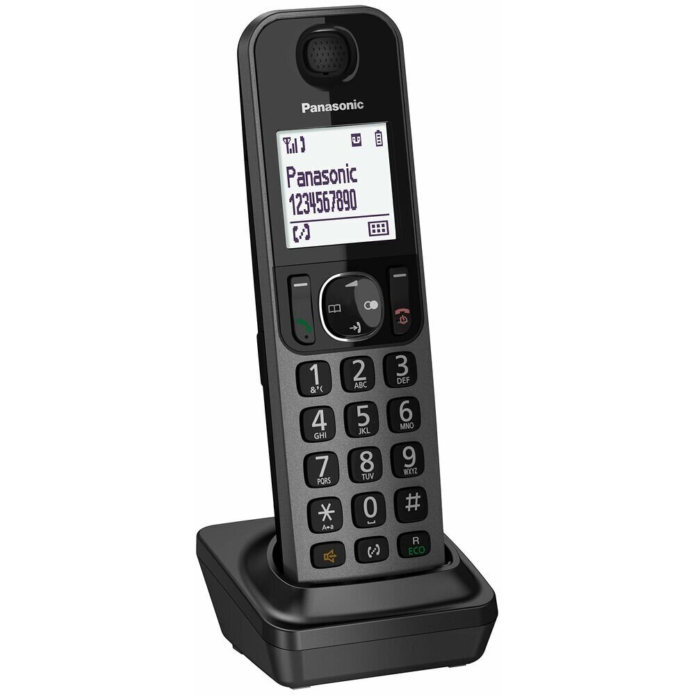 Panasonic corp. kx-tgf310exm, juodas kaina ir informacija | Stacionarūs telefonai | pigu.lt