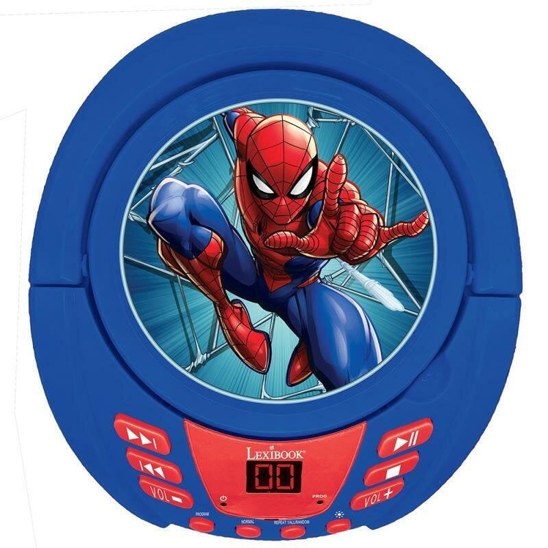 Cd/mp3 grotuvas lexibook rcd109sp spider-man kaina ir informacija | MP3 grotuvai | pigu.lt