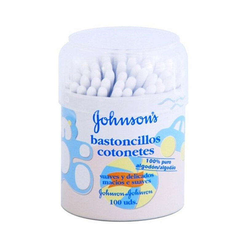 Vatos pagaliukai Baby Johnson's (100 vnt) kaina ir informacija | Higienos priemonės | pigu.lt