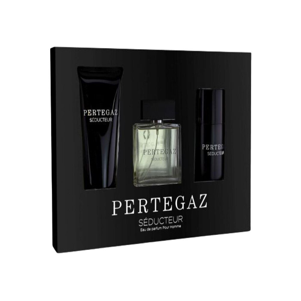 Rinkinys Seducteur Pertegaz vyrams: dušo želė, 230 ml + kvapusis vanduo, 150 ml + dezodorantas, 150 ml kaina ir informacija | Kvepalai vyrams | pigu.lt