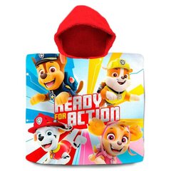 Paw Patrol rankšluostis su gobtuvu, 60 x 120 cm цена и информация | Полотенца | pigu.lt