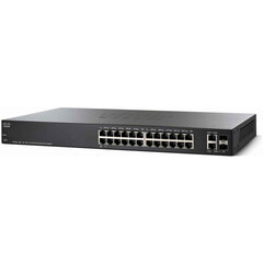 Cisco sf220-24p-k9-eu rj-45 x 24 kaina ir informacija | Komutatoriai (Switch) | pigu.lt