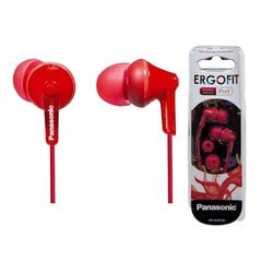 Наушники Panasonic Corp. RP-HJE125E in-ear Красный цена и информация | Теплая повязка на уши, черная | pigu.lt