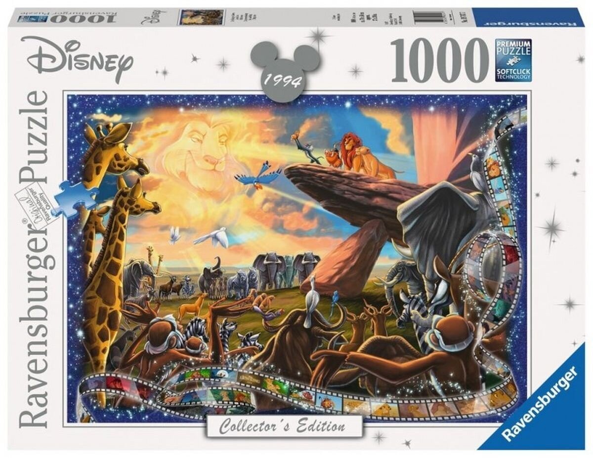 Dėlionė Ravensburger Disney Karalius liūtas, 1000 det. kaina ir informacija | Dėlionės (puzzle) | pigu.lt