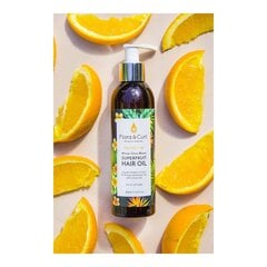 Plaukų aliejus Flora and Curl African Citrus Superfruit Hair Oil, 200ml kaina ir informacija | Priemonės plaukų stiprinimui | pigu.lt