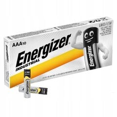 40 x Energizer Industrial LR03 AAA šarminių baterijų kaina ir informacija | Elementai | pigu.lt