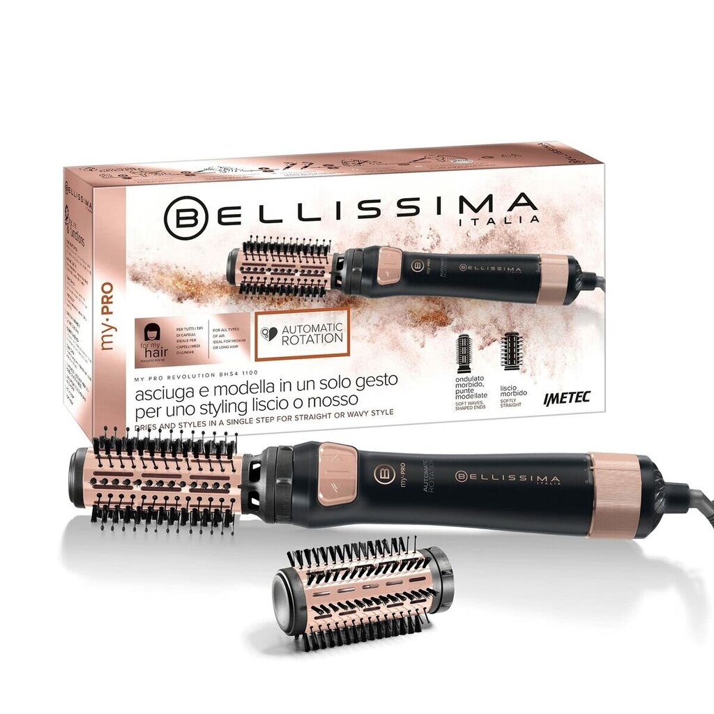 Imetec Bellissima BHS41100 kaina ir informacija | Plaukų formavimo ir tiesinimo prietaisai | pigu.lt