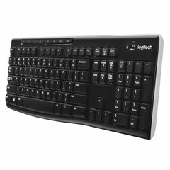 Беспроводная клавиатура Logitech французский Чёрный AZERTY цена и информация | Клавиатуры | pigu.lt