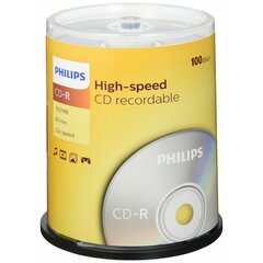 Cd-r philips spindle цена и информация | Виниловые пластинки, CD, DVD | pigu.lt