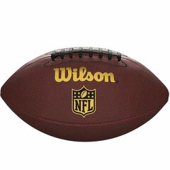 Мяч для американского футбола Wilson NFL Tailgate, коричневый цена и информация | Футбольные мячи | pigu.lt