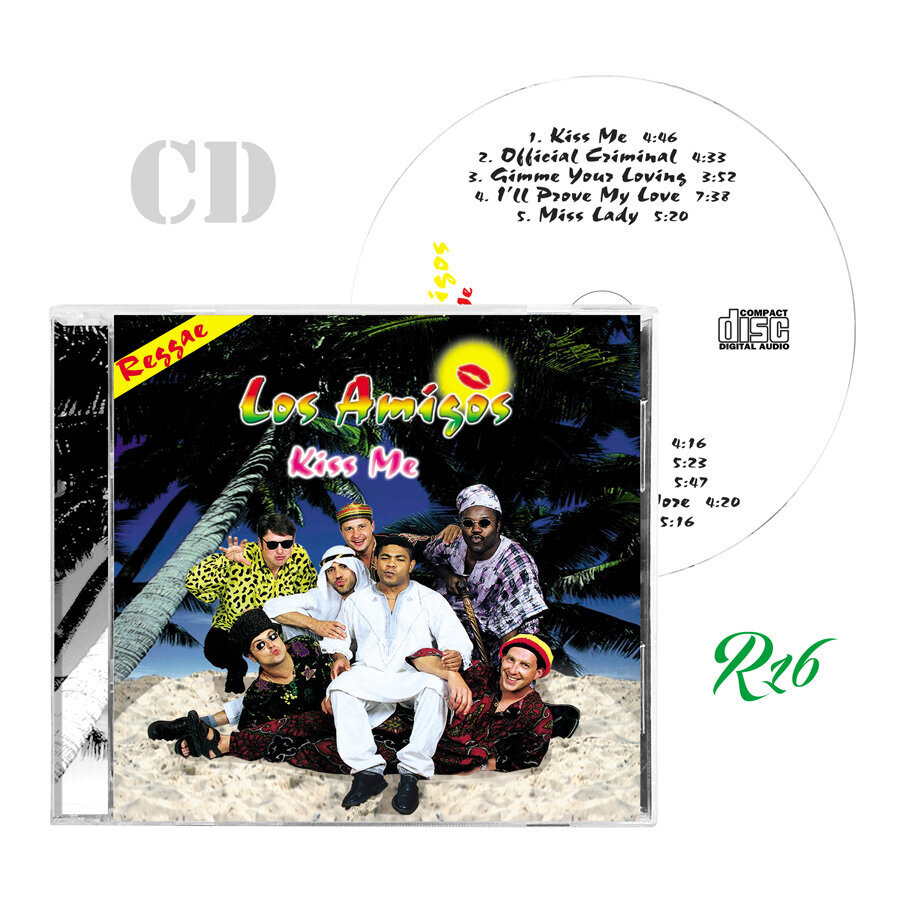 CD LOS AMIGOS - "KISS ME" цена и информация | Vinilinės plokštelės, CD, DVD | pigu.lt
