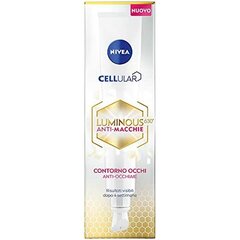 Skaistinantis kremas paakiams Nivea Luminous630, 15 ml цена и информация | Сыворотки, кремы для век | pigu.lt