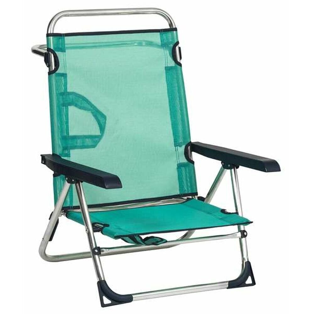 Paplūdimio kėdė Alco, žalia цена и информация | Gultai | pigu.lt