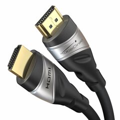 Кабель HDMI KabelDirekt 1270 Чёрный 1 m (Пересмотрено A+) цена и информация | Кабели и провода | pigu.lt