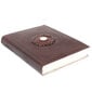 Odinė užrašinė, rudos spalvos, mėnulio akmuo, 17.5X12.5 cm, 200 psl., M kaina ir informacija | Sąsiuviniai ir popieriaus prekės | pigu.lt