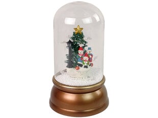 Kalėdinis stiklo papuošalas Snowmen kaina ir informacija | Kalėdinės dekoracijos | pigu.lt