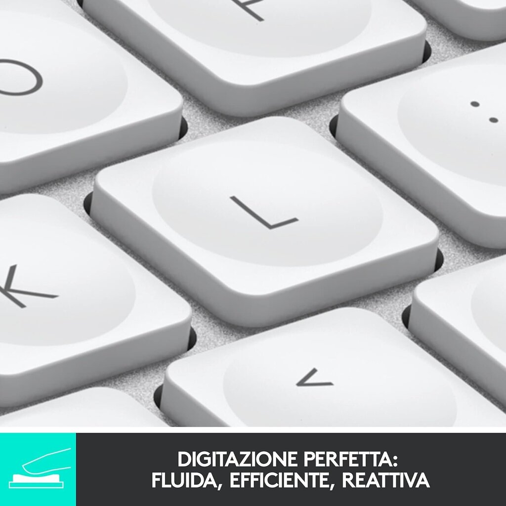 Logitech, MX Keys Mini, qwerty, balta цена и информация | Klaviatūros | pigu.lt