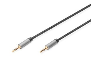 Digitus AUX Audio Cable Stereo DB-510110-018-S, 3.5 mm jack to 3.5 mm jack, 1.8 m kaina ir informacija | Digitus Mobilieji telefonai, Foto ir Video | pigu.lt