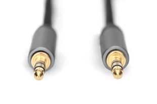 Digitus AUX Audio Cable Stereo DB-510110-018-S, 3.5 mm jack to 3.5 mm jack, 1.8 m цена и информация | Кабели для телефонов | pigu.lt