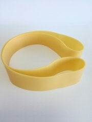 Петлевая лента диаметром 30 см, желтая, 1 уровень цена и информация | Фитнес-резинки, гимнастические кольца | pigu.lt