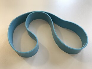 Kilpa-juosta 30 cm diametro, mėlyna 4 lygio kaina ir informacija | Pasipriešinimo gumos, žiedai | pigu.lt