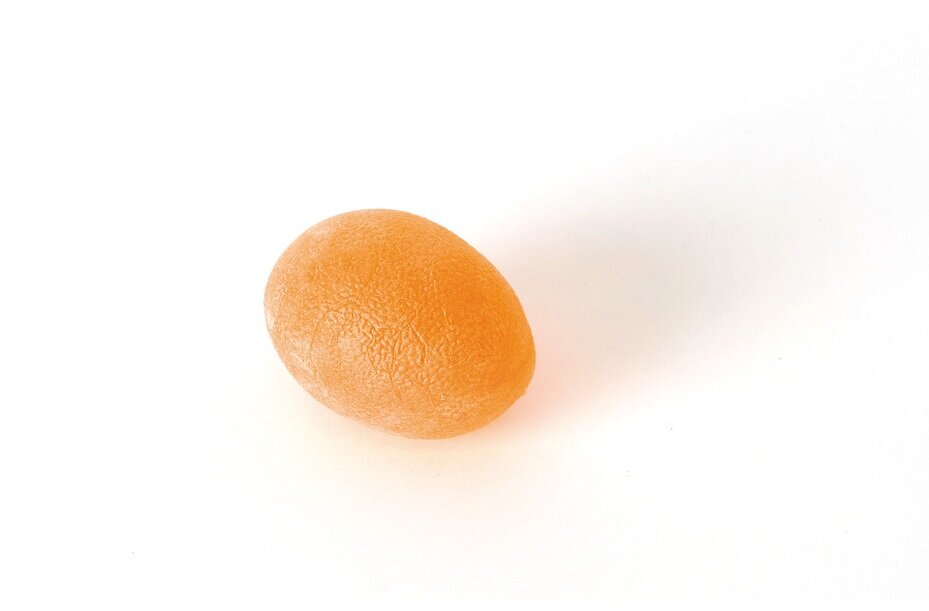 SISSEL® kiaušinio formos treniruoklis plaštakai, labai kietas, oranžinis kaina ir informacija | Espanderiai | pigu.lt