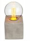 Dekoratyvinė retro LED lempa su akmeniniu pagrindu цена и информация | Staliniai šviestuvai | pigu.lt