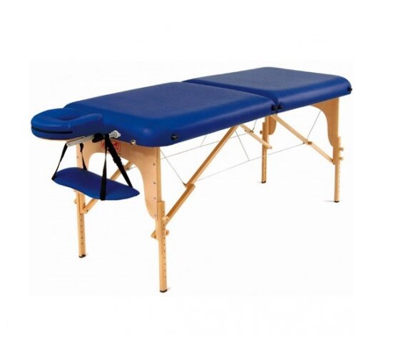 SISSEL® Robust nešiojamas masažo stalas, mėlynas kaina | pigu.lt