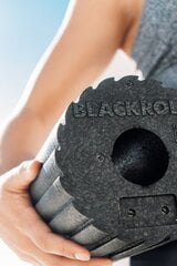Массажный ролик Blackroll® Flow 30x15 см, черный цена и информация | Аксессуары для массажа | pigu.lt