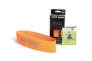 Medžiaginė elastinio pasipriešinimo juosta-kilpa Blackroll®, oranžinė, 32 cm kaina ir informacija | Pasipriešinimo gumos, žiedai | pigu.lt