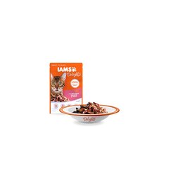 IAMS Adult Cat с лососем и форелью, 85 г цена и информация | Консервы для кошек | pigu.lt