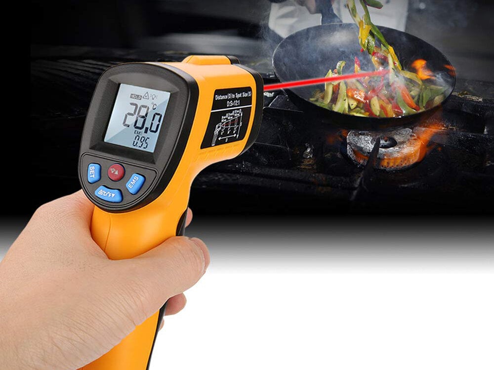 Bekontaktis termometras , -50 +550°c kaina ir informacija | Mechaniniai įrankiai | pigu.lt