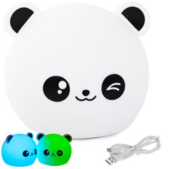 Vaikiška LED RGB naktinė lempa Panda su USB kaina ir informacija | Vaikiški šviestuvai | pigu.lt