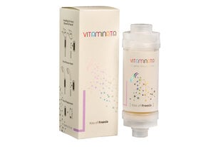 Dušo filtras "Vitaminata" - Frezijos bučinys ( Kiss of Fressia ) kaina ir informacija | Maišytuvų ir dušų priedai | pigu.lt