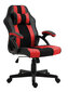 Žaidimų kėdė Aston, juoda-raudona kaina ir informacija | Biuro kėdės | pigu.lt