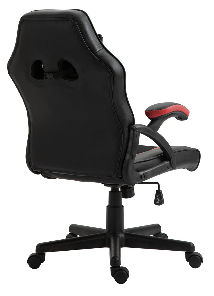 Žaidimų kėdė Aston, juoda-raudona kaina ir informacija | Biuro kėdės | pigu.lt