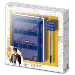 Hario Poterio autobuso riterio rinkinio dienoraštis ir rašiklis kaina ir informacija | Sąsiuviniai ir popieriaus prekės | pigu.lt