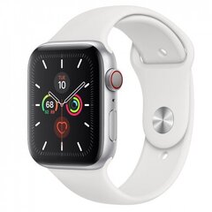 Apple Watch Series 5 44mm Stainless Steel (Atnaujintas, būklė kaip naujas) цена и информация | Смарт-часы (smartwatch) | pigu.lt