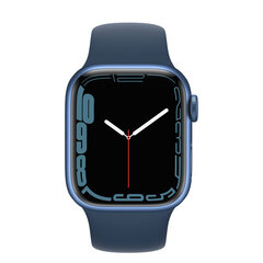 Apple Watch Series 7 41mm Blue Aluminum (Atnaujinta, būklė kaip nauja) цена и информация | Смарт-часы (smartwatch) | pigu.lt