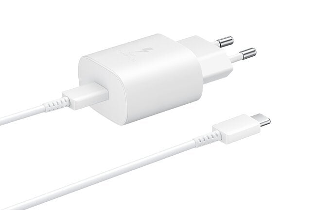 Samsung Travel greito įkroviklio komplektas adapteris + 1m ilgio laidas USB-C to USB-C kaina ir informacija | Krovikliai telefonams | pigu.lt