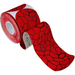 TheraBand кинезиологический тейп, разрезанный, 5X25.4 см, 20 шт, красный/черный цена и информация | Ортезы и бандажи | pigu.lt