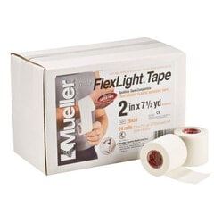MUELLER® Flex light эластичный тейп, 5 см x 6,8 м, белый цвет цена и информация | Ортезы и бандажи | pigu.lt