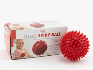 Sissel® Spiky Ball masažo kamuoliukai, raudona spalva, 2vnt kaina ir informacija | Masažo reikmenys | pigu.lt