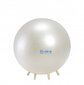 Sėdėjimo kamuolys 75 cm, perlo spalvos kaina ir informacija | Gimnastikos kamuoliai | pigu.lt