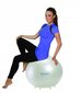 Sėdėjimo kamuolys 75 cm, perlo spalvos kaina ir informacija | Gimnastikos kamuoliai | pigu.lt